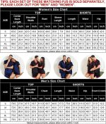 SWOMOG Couples Matching Pajama Set Silk Satin Short Sleeve Pjs Set Top and Shorts Sleepwear Soft Button-Down Loungewear - Image 6